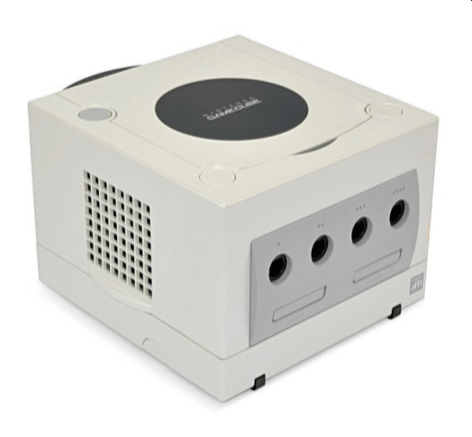 Pearl White Gamecube System box art for Gamecube